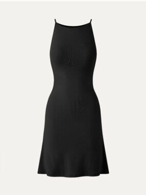 NWT OGL Brami Sleeveless Midi Dress Black Size Large